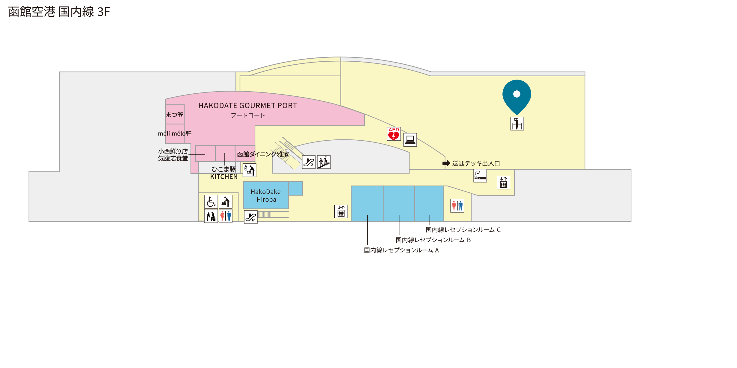 Shuttle Deck - Facilities and Services | Hakodate Airport