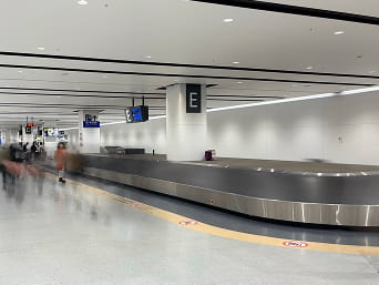 手荷物の受け取り