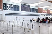 国際線3F出発ロビー（現地撮影）
