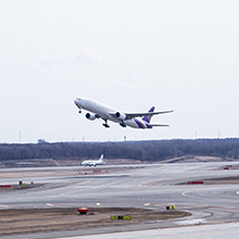 飛行機（タイ国際航空機）