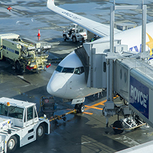 飛行機（スカイマーク機）