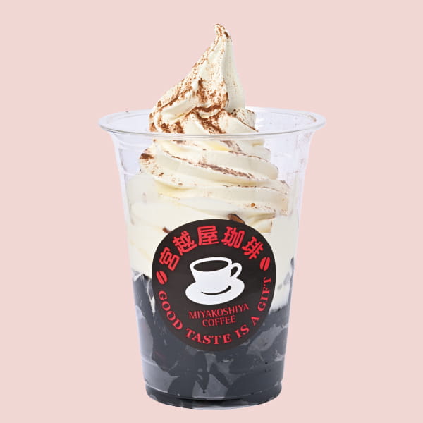 コーヒーゼリーソフト