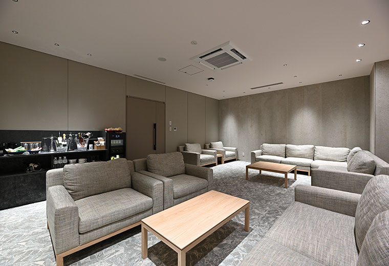 待合室（テクニカルランディング時）