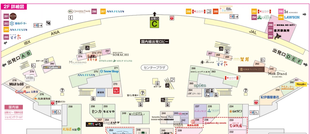 総合土産店ゾーン｜時間がないときの駆け込み先