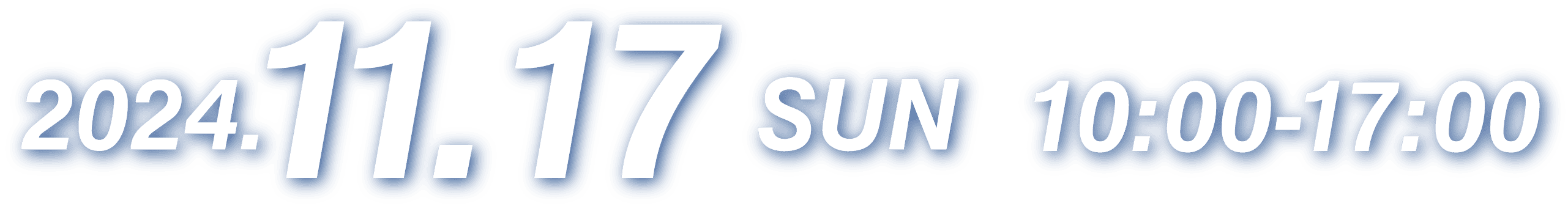 2024.11.17 SUN 10:00-17:00