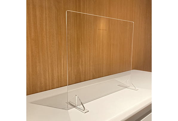 飛沫感染防止パネル（幕板付テーブル用）